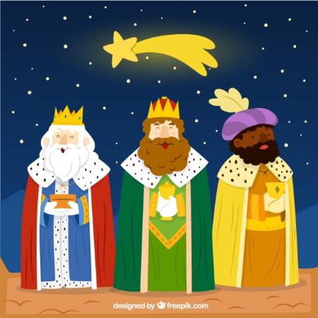 Visita de Sus Magestades Los Reyes Magos