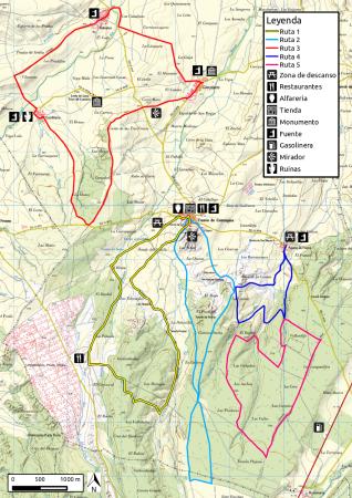 Imagen Mapa de la Red de Senderos